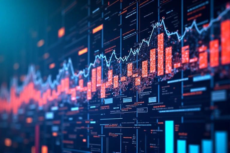 Grafici e diagrammi che rappresentano l'analisi dei dati di performance del sito web